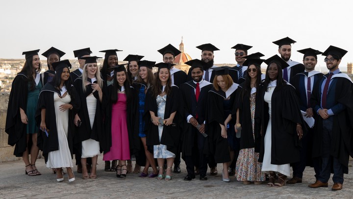 Future medics celebrate their graduation during Citadel ceremony
