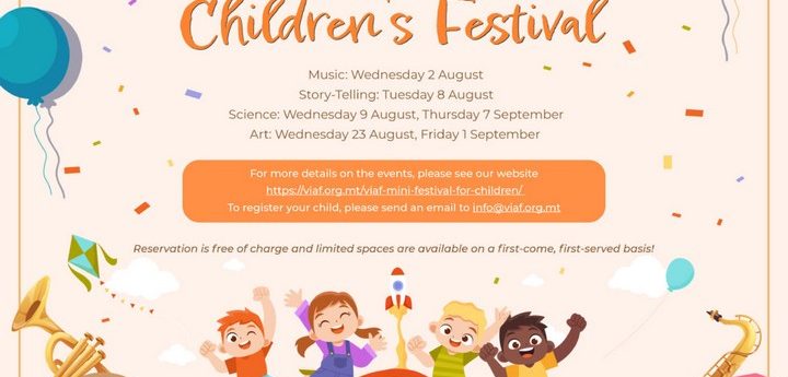 VIAF Mini-Festival for Children: free sessions at Il-Hagar