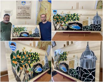 Local council commissions glass mosaic portraying Nadur