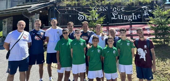 5 youngsters from Oratory Youths nursery at Italian training camp