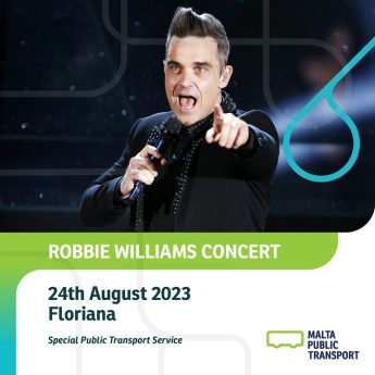 Robbie Williams Concert: Special bus services Robbie Williams Concert: Special bus services
