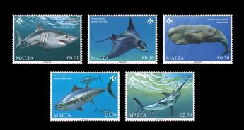 Marine Life of the Mediterranean, new stamp series