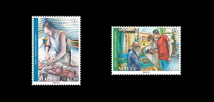 Traditional markets feature on SEPAC stamp issue