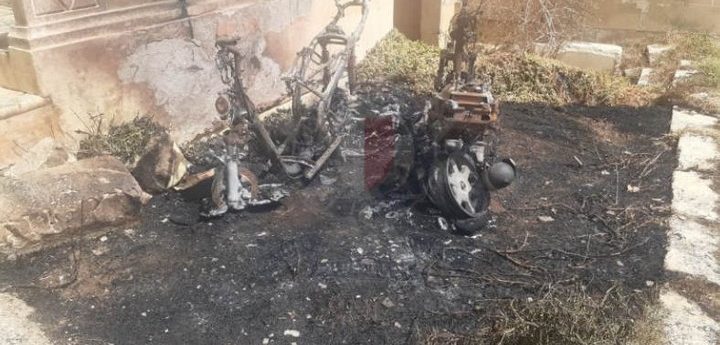 Man pleads guilty to setting fire to two motorbikes in Gozo