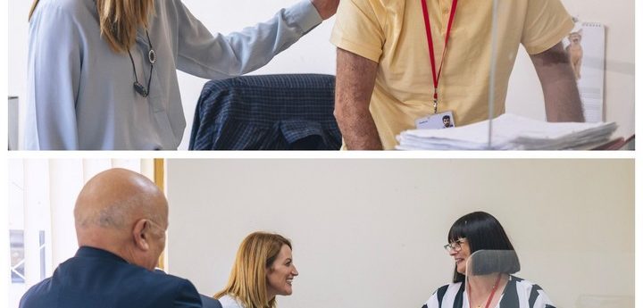 EP President Roberta Metsola visits MaltaPost Xewkija