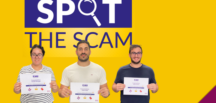 BOV Spot the Scam Quiz winners announced