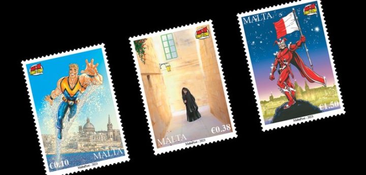 Comic Art in Malta 2023 – new stamp issue out today