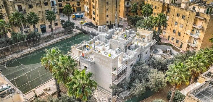 Work underway on third floor of new Tac-Cawla housing block