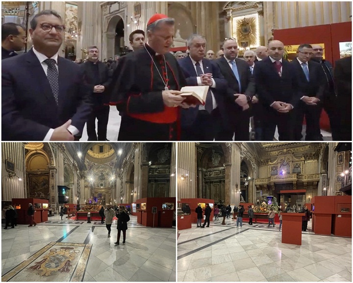 Ghajnsielem Christmas festivities and crib exhibition in Rome