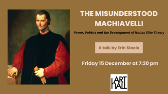 The Misunderstood Machiavelli, with Erin Steele at Arthall, Gozo