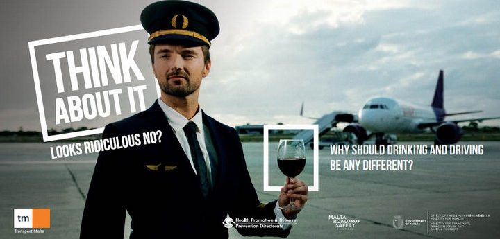 Driving is no different! TM don’t drink and drive campaign
