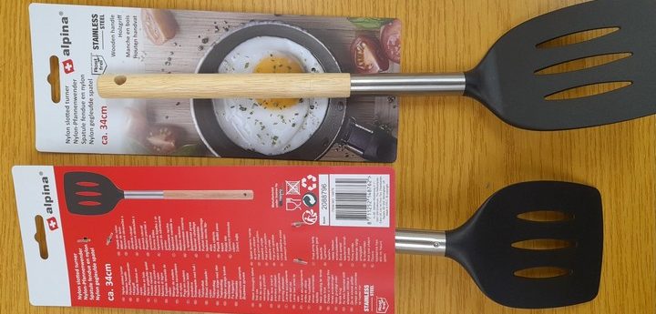 Health warning not to use this Alpina slotted turner