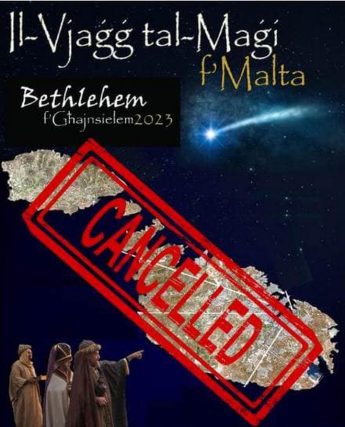 Bethlehem f’Ghajnsielem events cancelled this weekend