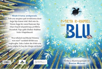 Ramla Bay is inspiration behind new children’s book – Meta r-ramel sar blu