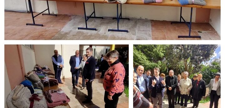 15 handmade blankets donated to OASI by Munxar community