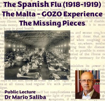 Gozo’s Spanish Flu pandemic – 1918-1919 public lecture Gozo’s Spanish Flu pandemic – 1918-1919 public lecture