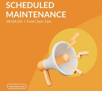 BOV carrying out scheduled maintenance Thursday morning