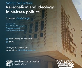 Personalism and Ideology in Maltese Politics – WIPSS seminar