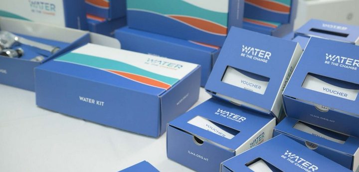 ‘Water – Be the Change’ gift packs being distributed