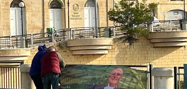 Cassola Gozo banners ”removed and stolen” Police report filed