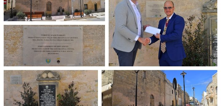 Sannat embellishment project benefits from Gozo Region Funds