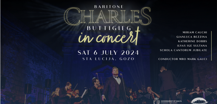 Charles Buttigieg in Concert with an evening of opera, Neapolitan and Maltese songs