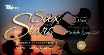 Sax Under The Stars VIII next month at the Salt Pans, Xwejni