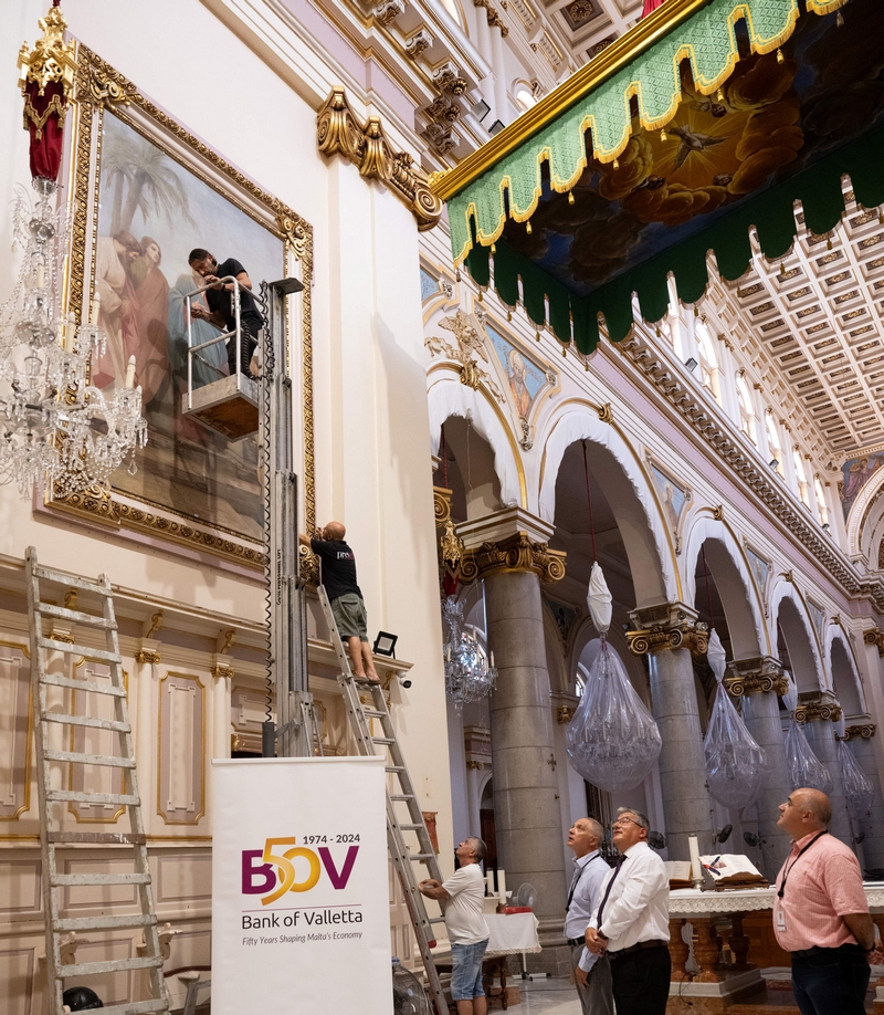 BOV supports restoration of four iconic Gianni Vella paintings