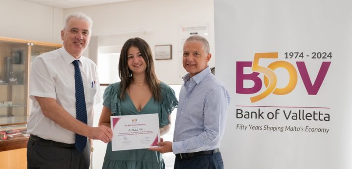 Dr Michela Pulis awarded BOV Prize in Medicine 2024