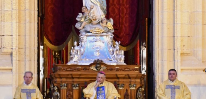 Vigil of Santa Marija held at the Gozo Cathedral