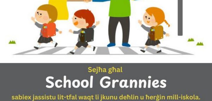 Call issued for “school grannies” in Xaghra