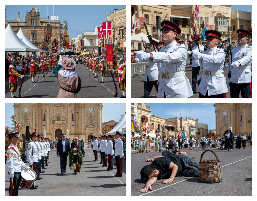 Gozo commemorates the two victories of Malta in Xaghra ceremony