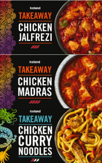 Do not eat these Iceland frozen curry products if allergic to peanuts
