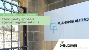 Third-party appeals against regularisations, recommendations not implemented – Commissioner