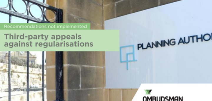Third-party appeals against regularisations, recommendations not implemented – Commissioner