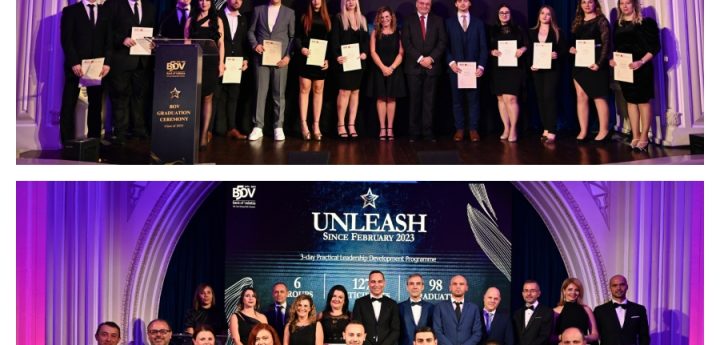 Bank of Valletta celebrate graduation of over 120 employees