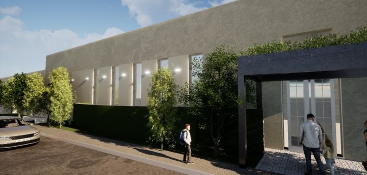 Wall cladding project and open garden underway for Ghajnsielem Primary School