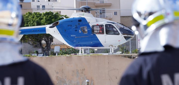 Direct helicopter link now operational between Gozo and Mater Dei Hospital