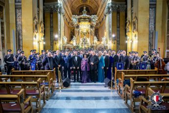 Malta Police Band performs in Rome and the Vatican City State