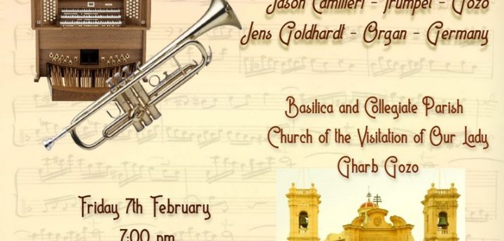 Gharb concert with German organist Jens Goldhardt and Gozitan trumpeter Jason Camilleri