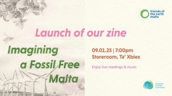 Sharing inspiring visions of a Fossil Free future for Malta and Gozo