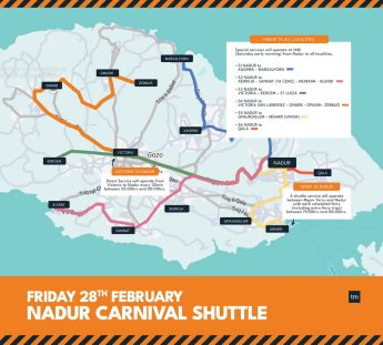 Nadur Carnival: Special bus services this weekend