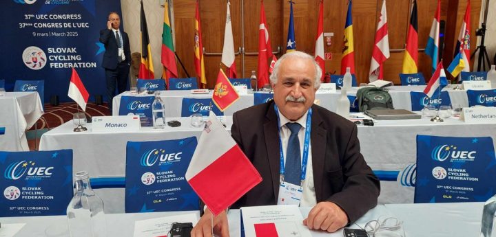 Gozitan Joe Bajada re-elected in the European Cycling Union (UCI)