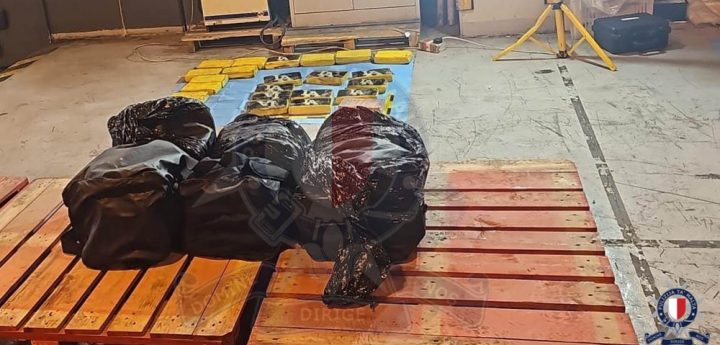 98kg of cocaine seized after being found among boxes of frozen shrimp