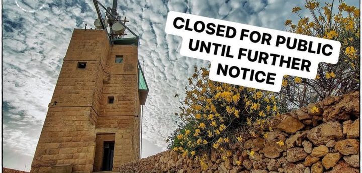 Gozo’s 19th century Kenuna Tower closed due to “structural danger”