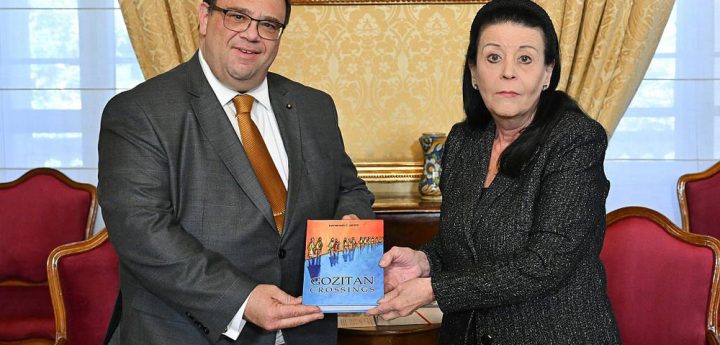 President receives courtesy visit by Dr Raymond Xerri
