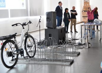 Gozo Region presents bike and bike racks to Gozo College Middle School