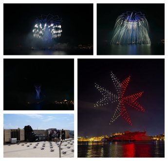 Malta is first country in Europe to authorise launch of fireworks from drones
