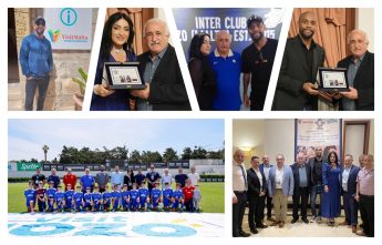 Maicon and Stefania Marchionna Gozo visit for Inter Club Gozo’s 10th anniversary
