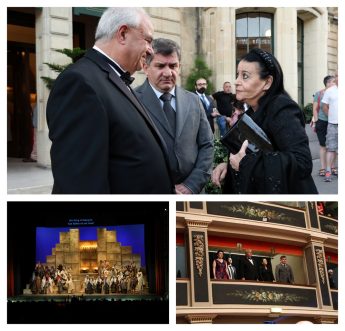 President attends performance of Nabucco at the Aurora, Gozo